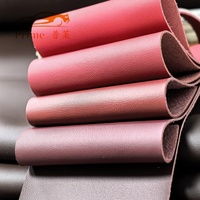 Tissu en cuir microfibre PU HUAPAI Nappa, imperméable et résistant aux taches, 1,2-1,3 mm, pour l'intérieur et la sellerie automobile, et le textile de maison