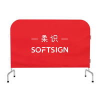 Cubierta de Barrera Personalizada Directa de Fábrica, Valla para Eventos al Aire Libre, Pancarta, Control de Multitudes, Publicidad, OEM, Venta al por Mayor, Resistente a los Rayos UV, EE. UU., Reino Unido