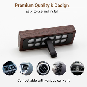 Ambientador de Madera Natural para Coche con Clip para Rejilla de Ventilación, Logotipo Personalizado, Aroma Ecológico de Fragancia Intensa, Aromaterapia para Aire Acondicionado de Coche - Product Image 3