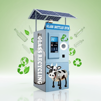 Grande machine de vente inversée intelligente avec SDK pour le recyclage des bouteilles en verre et des canettes en plastique, gestion basée sur le cloud, écran tactile de 49 pouces