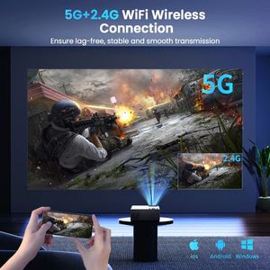 Chất Lượng Cao Xách Tay Chiếu Cho Rạp Hát Tại Nhà Rạp Chiếu Phim Đầy Đủ HD 1080P 4K Máy Chiếu Không Dây Kết Nối Di Động Tương Thích - Product Image 4