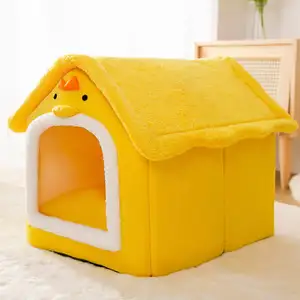 Multi Style Felt Cat Cave Bed tenda House Shelter Small Large Dog Bed feltro Pet Bed House For Dog