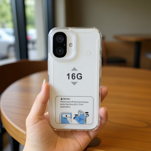 Funda Transparente para Teléfono 16G, Protectora para iPhone con Recorte para Cámara - Product Image 3