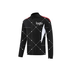 Jaqueta de Futebol Masculina Atacado 2526 Clube da Tailândia XXXL Conjunto de Treino de Futebol Manga Comprida 100% Poliéster Secagem Rápida Serviço OEM Personalizado - Product Image 1