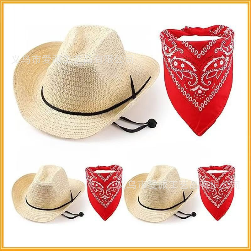 Ensemble bonnet beige et écharpe rouge