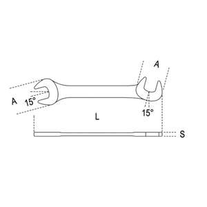 BETA - 000730140 Petites clés à double extrémité ouverte (multi-pack) - EAN 8014230022949 WRENCHES OPEN END WRENCHES - Product Image 2