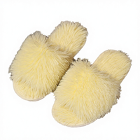 Chaussons style hôtel Baotou - Doux, chauds et antidérapants avec semelle extérieure en TPR pour femmes, idéaux pour l'extérieur au printemps et en hiver