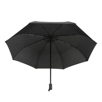 Parapluie publicitaire manuel classique ShineRain à 3 plis, logo personnalisé, baleines en acier et alliage de fibre de verre, diamètre ouvert 103 cm, promotionnel