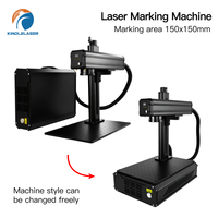 Nouveau graveur laser à fibre industriel 20W/30W/50W, marquage permanent haute vitesse des pièces métalliques, fichiers DXF/DWG/DST, CNC mini portable