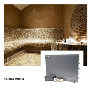 Touch Control 6kW Nassdampf-Sauna raum Sauna Nass dampfer zeuger Elektrische Heizung Sauna Dampf maschine Bad generator
