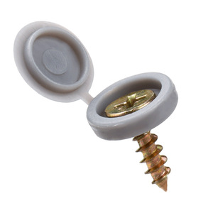 Screw Decorative <b>Cap</b> M4 Phillips Plastic Button Head For Wood Furniture <b>Bolt</b> Modern Design - Product Image 2