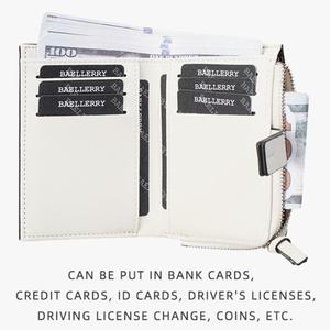 <span class=keywords><strong>Portafoglio</strong></span> Compatto da Donna Baellerry N7101 con <span class=keywords><strong>Chiusura</strong></span> <span class=keywords><strong>a</strong></span> <span class=keywords><strong>Scatto</strong></span>, Scomparti Multipli per Carte e Tasca Portamonete con Cerniera - Product Image 4