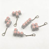 Meilleures ventes : Modèle de porte-clés personnalisé en plastique souple et mignon, anti-stress, en forme de griffe de chat porte-bonheur, testeur de commutateur de clavier et jouet compressible