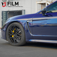 Tanzanite Bleu Vinyle Wrap Voiture Auto-Guérison TPU PPF Peinture Protection Film Carrosserie Car Wrap Automobile Peinture Protection Films