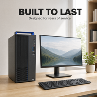 Ordinateur de bureau personnalisable ODM Hygon 3350 8 cœurs 3,0 GHz 8 Go 512 Go 2HVESSD Carte graphique 2 Go Écran 23,8 pouces Ensemble complet USB Clavier Souris