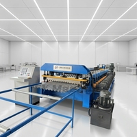 Machine de formage de rouleaux ondulés de qualité supérieure avec formage de tuiles à engrenages – Machine de formage de rouleaux ondulés