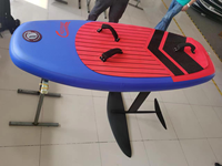 Planche de surf gonflable Hydrofoil Surfboard Paddle gonflable Hydrofoil Boards Wind Surf sup avec ailes 5'5 ",6'5,7'5 Olymp