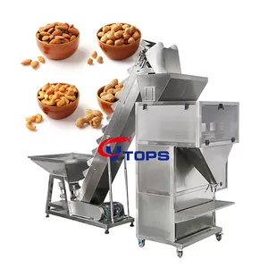 Máquinas de embalagem e enchimento de grãos de trigo com 2 pesos, ferragens VTOPS para enchimento de sementes de doces e açúcar, sal e peso líquido