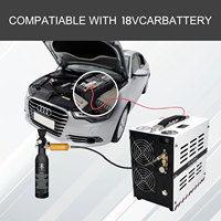 Compresseur d'air PCP pour paintball TUXING, nouvelle conception, haute pression 4500 psi 300 bar, arrêt automatique, transformateur intégré, vente chaude