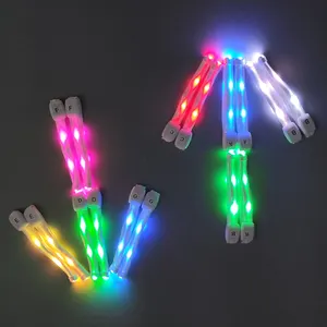 concert festival LED flashing bracelet light up flashing remote controlled luminous led wristbands party supplies