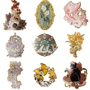 Insignia de esmalte duro de <span class=keywords><strong>Metal</strong></span> con logotipo personalizado de recuerdo de alta calidad, alfileres de solapa decorativos de Jersey a la moda para ropa - Product Image 1