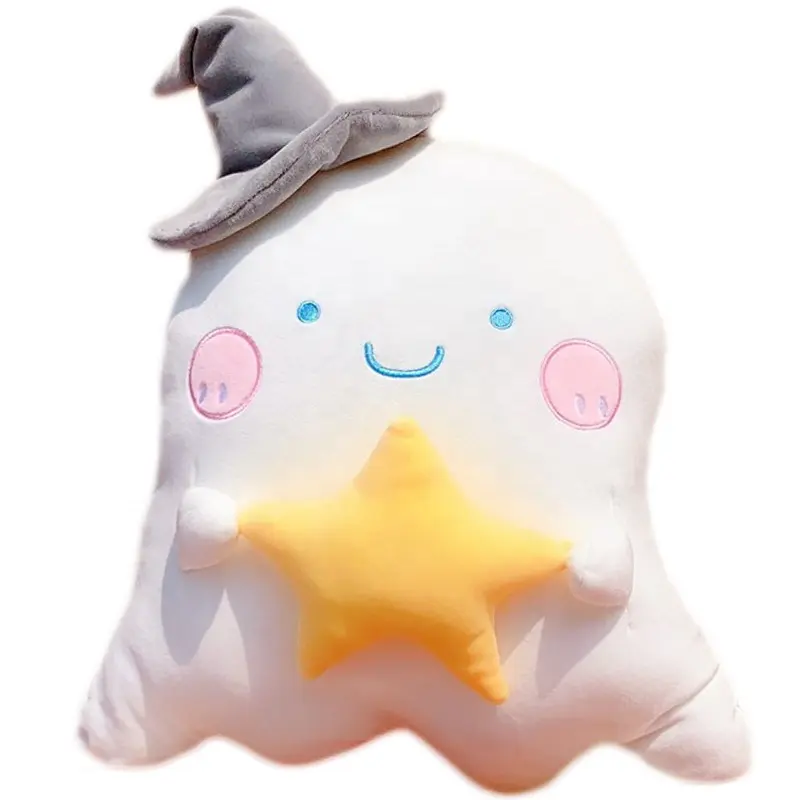 Hot Sales Kawaii Ghost Plush Toy Plush Cushion Super Soft Doll for Girlfriend Gift