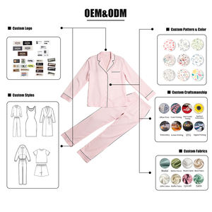 Conjunto de Pijama de Dos Piezas para Mujer, Talla Grande, Camisa y Pantalones Cortos de Satén, Diseño con Logotipo, Ropa Casual de Verano para Damas - Product Image 6