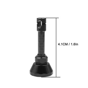 Soporte para carrete de pesca de 41mm para carretes giratorios Daiwa Shimano, aleación de aluminio, negro - Product Image 5