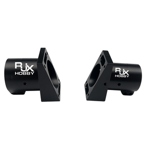 RJX Hobby RJX3576 ข้อต่อฐานยึดอะลูมิเนียมแบบมุม 25/30 มม. ตัวหนีบหลอดคาร์บอนไฟเบอร์ สีดำ สำหรับขาตั้งโดรน - Product Image 1