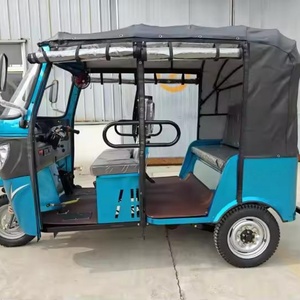 Tricycle électrique 200cc style rickshaw, carrosserie fermée, trois roues, Tuk Tuk pour passagers, puissance 1000W, essence, 250cc pour le transport de marchandises - Product Image 4
