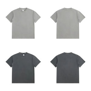 เสื้อยืดผู้ชายผ้าฝ้ายวินเทจโอเวอร์ไซส์ - Product Image 2
