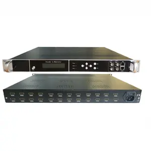 Iptv Headend Systeem Modulador Catv 16 Rf Dvb-t Atsc Isdb Of 32 DVB-C Asi Ip Modulator