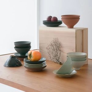 Service de vaisselle en céramique traditionnelle japonaise, élégant ensemble de vaisselle pour la maison, la cuisine, le restaurant, l'hôtel - Product Image 3