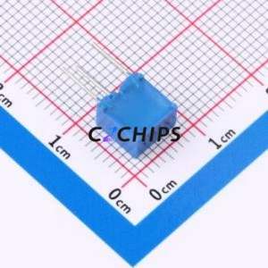 3362X-101-LF Adjustable Resistor / <b>Potentiometer</b> Through hole Component (THT)-3P,7x6.8mm Resistor 100Ohm 10% 500mW 250ppm/ - Product Image 2