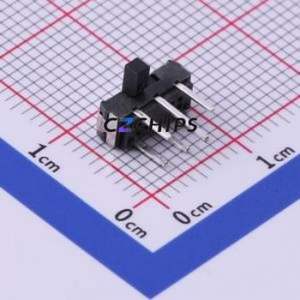 SK-3245D-02-L3 Slide Switch Through hole Component (THT) Switch Double Pole Double Throw Rectangle Pin Header PC Pin 9mm - Product Image 1