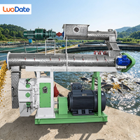 Machine extrudeuse d'aliments multifonctionnelle LUODATE 10-25TPH, extrudeuse d'aliments flottants pour poissons et crevettes, pour la production de granulés d'aliments pour chiens, chats et animaux de compagnie