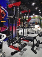 Appareil de fitness multifonctionnel MND C80 pour la maison, machine Smith multi-fonctions avec câble, tube ovale de 3 mm, garantie 1-5 ans