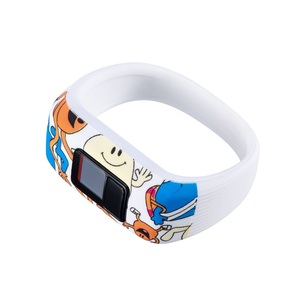 Garmin <span class=keywords><strong>Vivofit</strong></span> JR/JR2 Vivofit3 Bracelet de montre de remplacement Bracelet universel sans boucle pour enfants Bracelet imprimé à motifs colorés - Product Image 5