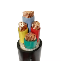 Cable de Potencia Blindado SWA con Aislamiento XLPE y Conductor de Cobre, 6/10kV, 3/4 Núcleos, Media Tensión, IEC 60502, Cable para Proyectos
