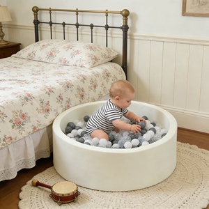 Piscina di Palline per Bambine, Vendita all'Ingrosso, Area Giochi Morbida Rosa per Camerette - Product Image 3