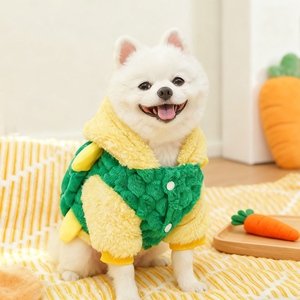 Superventas, nuevos accesorios de ropa de poliéster para mascotas, uso diario, estilo <span class=keywords><strong>Tortuga</strong></span>, ropa divertida para perros y gatos para animales pequeños - Product Image 4