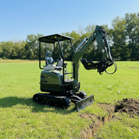 Mini-excavatrice 1,5 tonne, livraison gratuite, excavatrice à chenilles agricole EPA, petites excavatrices 1 tonne, 1,2 tonne, 1,5 tonne, prix des machines