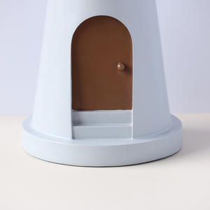 Урна для праха из смолы в стиле замка-фонарной башни, для взрослых (мужчин, женщин, родителей), большая вместимость - Product Image 3