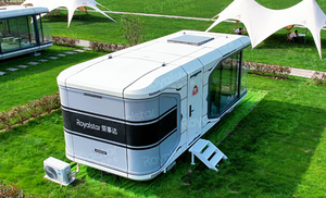 360 ° Panoramic Starlight Villa Star Series N28 Ultra Prefab House con cúpula transparente - Product Image 3