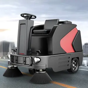 YZ-S6 China Supplier Ride On Cordless Industrial Electric Road Floor Sweeper