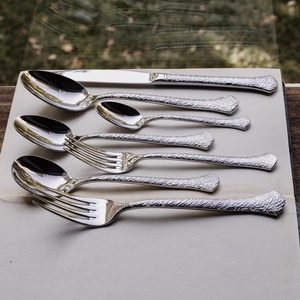 Classic Light Luxury Retro England Mirror Polished Metal Flatware <b>Set</b> Knife Fork Spoon Dessert Spoon Tea Spoon Western Tableware - Product Image 2