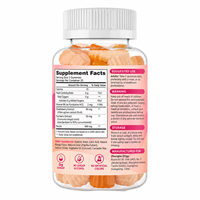 Gummies PMS pour femmes, soutien à l'équilibre hormonal, gommes à la pectine à base de chasteberry, curcuma, vitamine B6, sans sucre, complément alimentaire