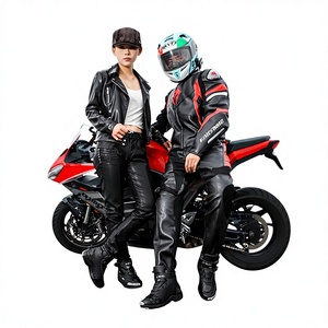 Botas de Motociclismo Todoterreno para Hombre y Mujer, con Punta Redonda y Diseño Envolvente para el Tobillo, para Todas las Estaciones - Product Image 3