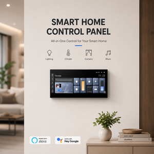 Système de contrôle intelligent pour maison connectée compatible Google Home, Zigbee et Wi-Fi, avec interrupteurs télécommandés intégrés - Product Image 1