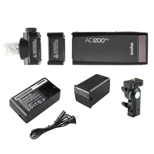 Punto di infiammabilità eVOLV ad200 Pro TTL Pocket Flash Testa Rotonda Acc Kit (Godox AD200 Pro)